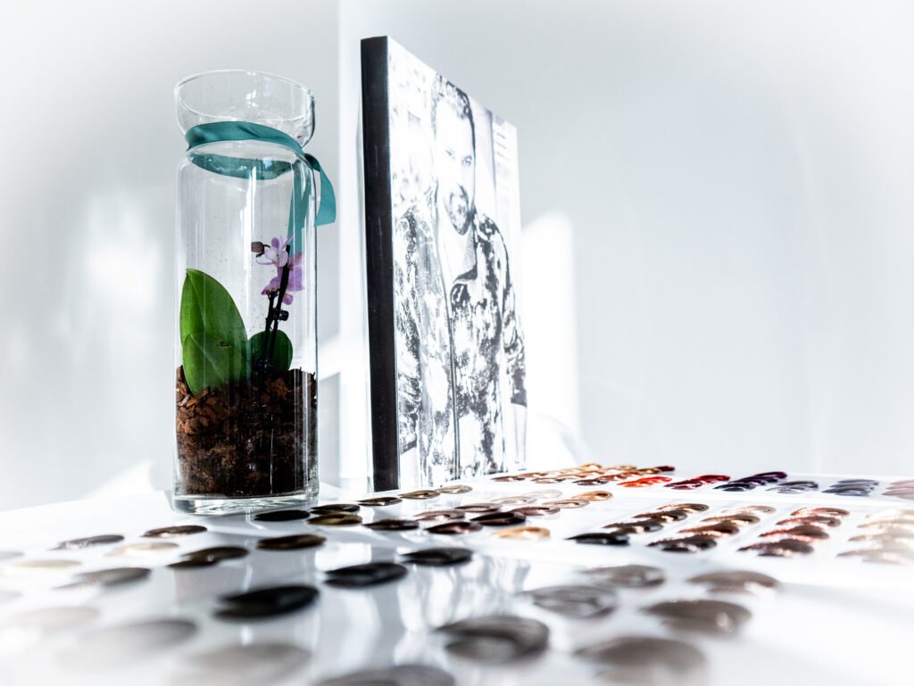 Image: Mounir's colors catalogue displayed at Hair Salon Romford, offering a range of vibrant hair color options. Experience the future of haircare with Mounir's innovative nano-technology techniques. Visit Hair Salon Romford for flawless results.